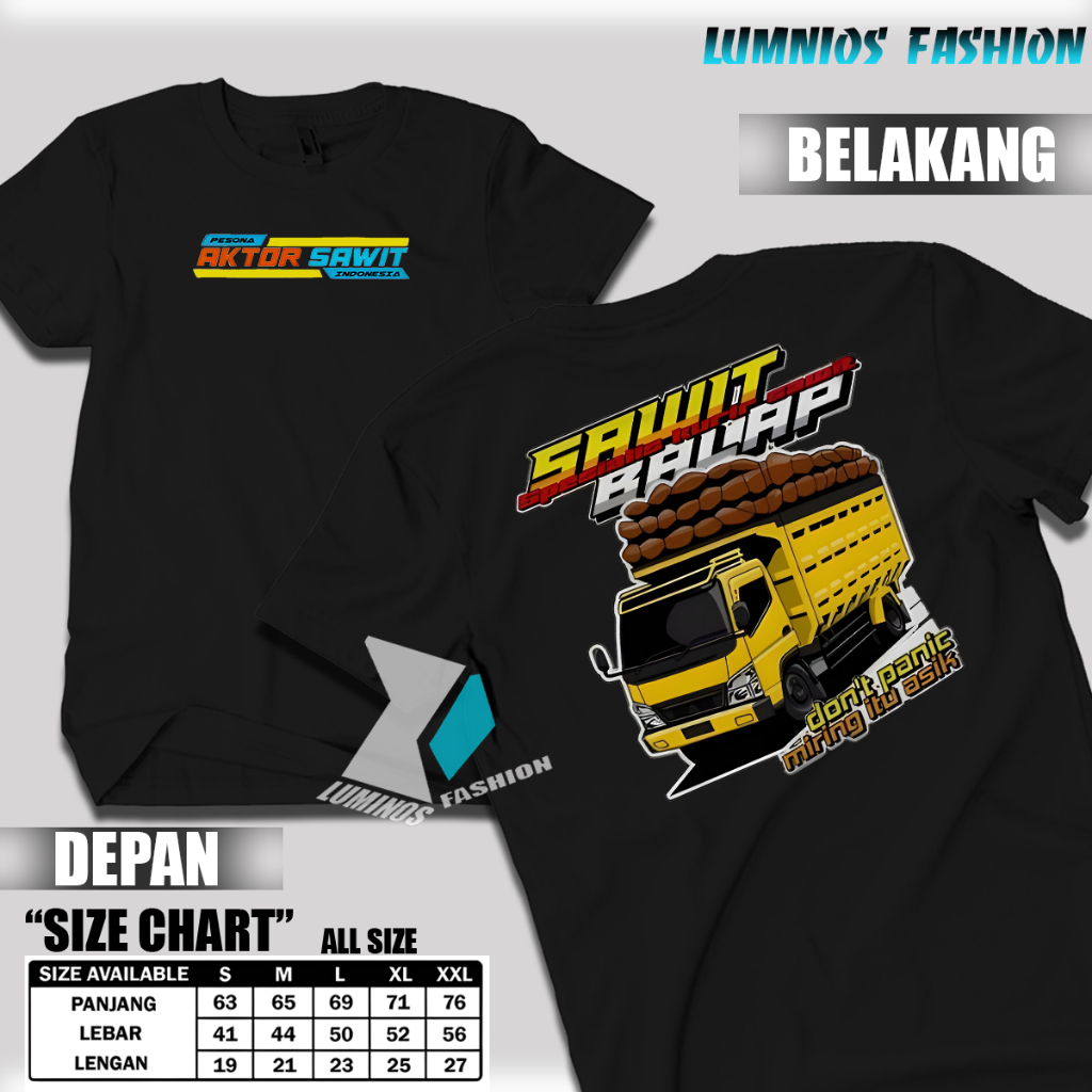 T-Shirt Kaos Distro Mobil Truk Sawit Balap | Kaos Driver Muda | Baju pria Mobil Truk Terbaru 2025 | 