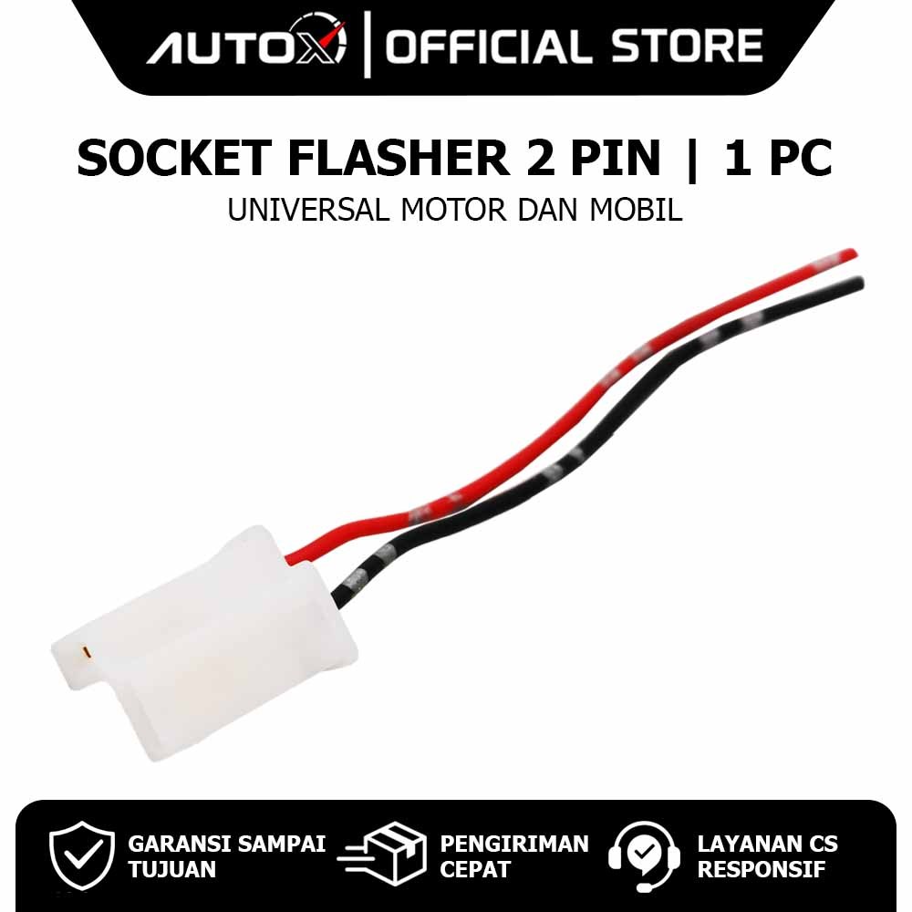 Socket Flasher Vario 125 150 & Beat Pop Street & Scoopy & Mio S M3 & Tiger & ADV & Supra & RX King &