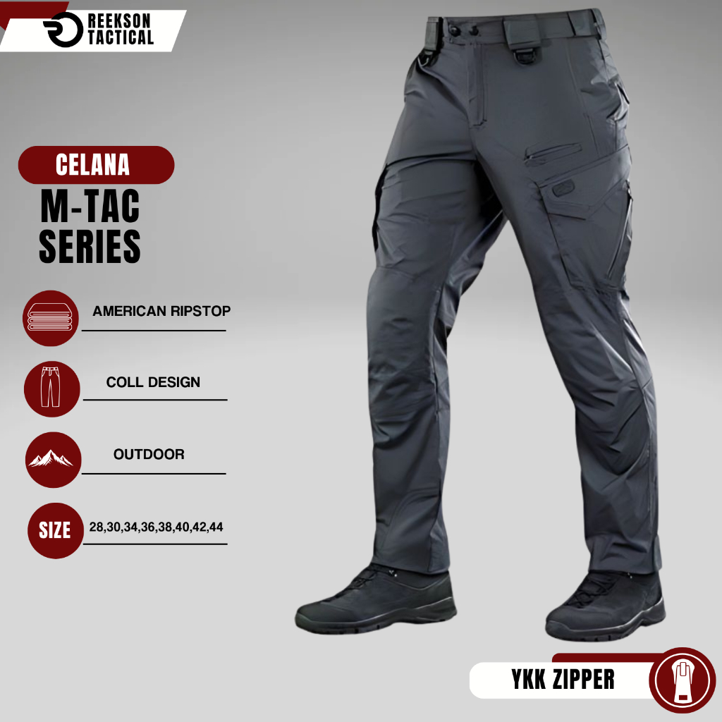 Celana Tactical M-TAC Panjang Cargo Ripstok Activitas Outdoor