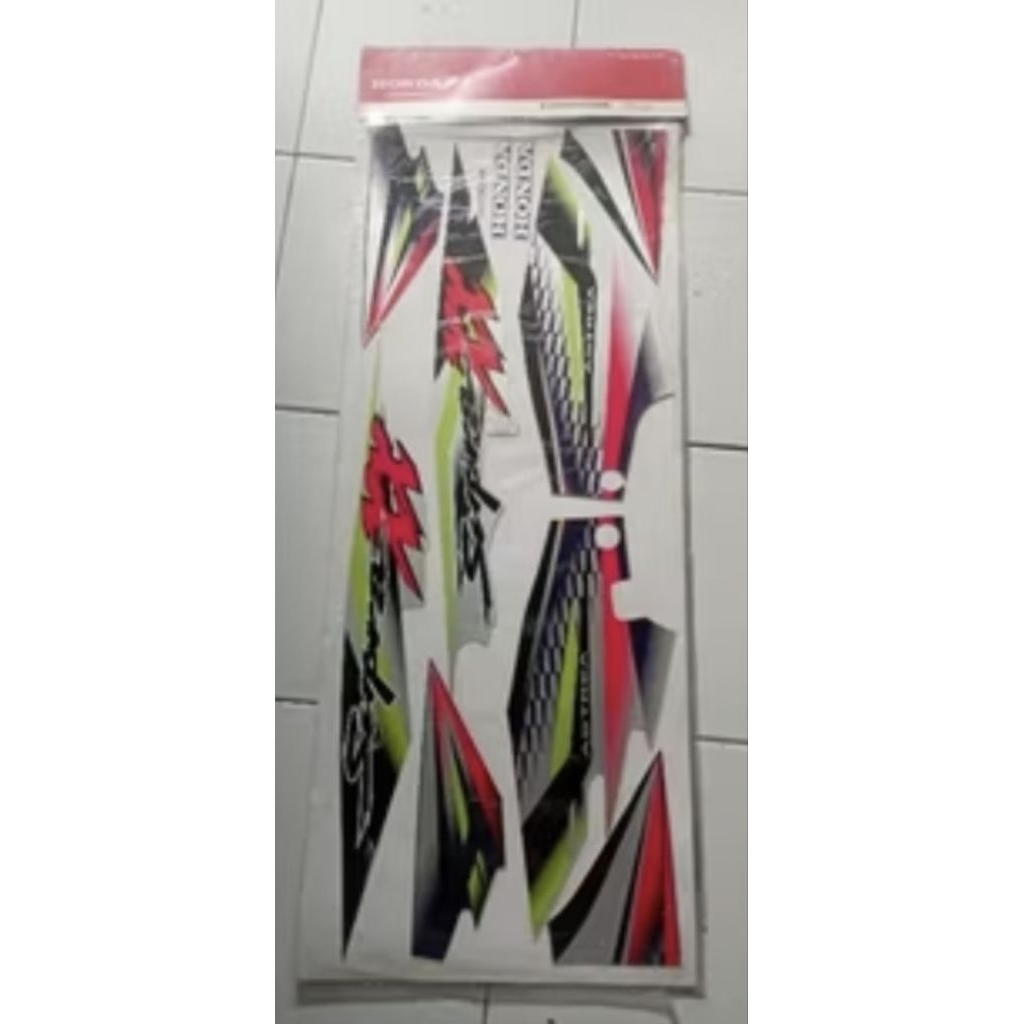 Striping supra xx silver original ahm