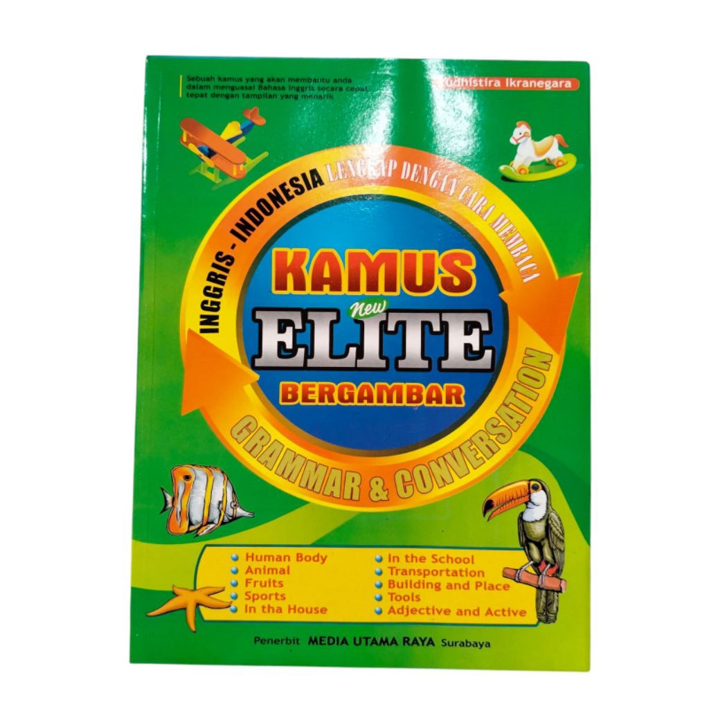 kamus bahasa inggris bergambar untuk anak (Elite hijau)