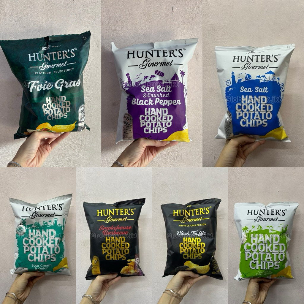 

HUNTER'S GOURMET HAND COOKED POTATO CHIPS BLACK
