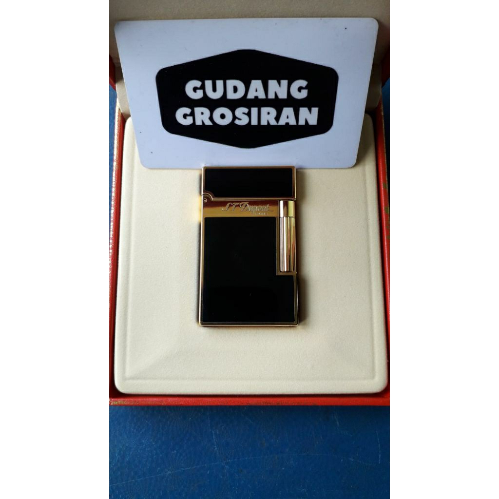 Korek Api ST DUPONT LIGHTER - Black Gold