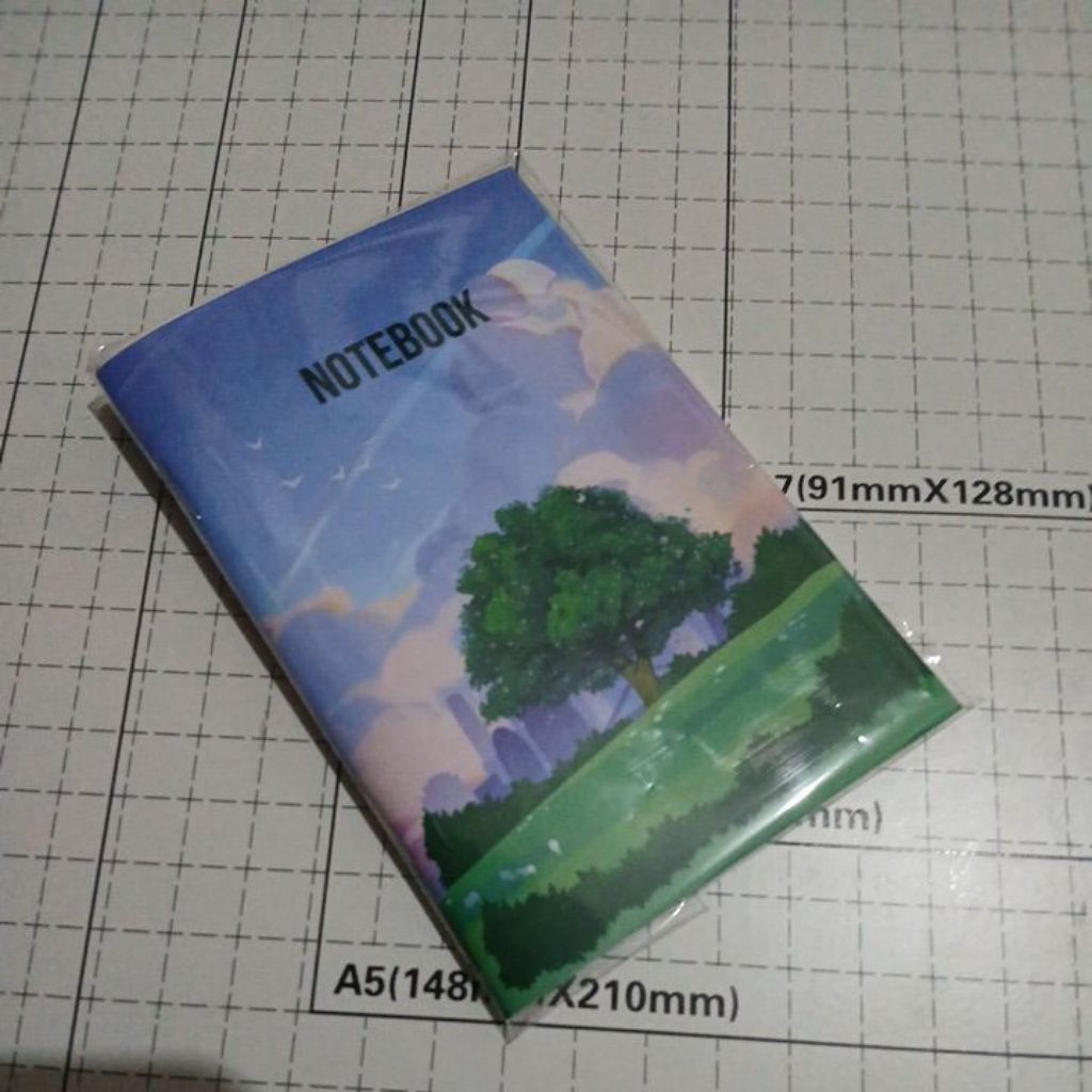 

Buku tulis polos kecil murah poll, custom cover.