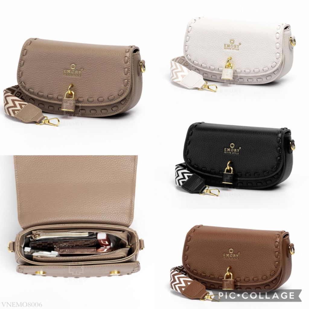 EMORY STYLE series Carnila / Tas Fashion Wanita / Tas Kantor Kotak / Tas Pesta Casual dan Minimalis 