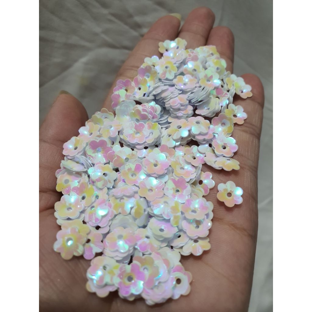 RAMBOCI ukuran 8mm / ramboci kelopak / ramboci mangkok / payet ramboci