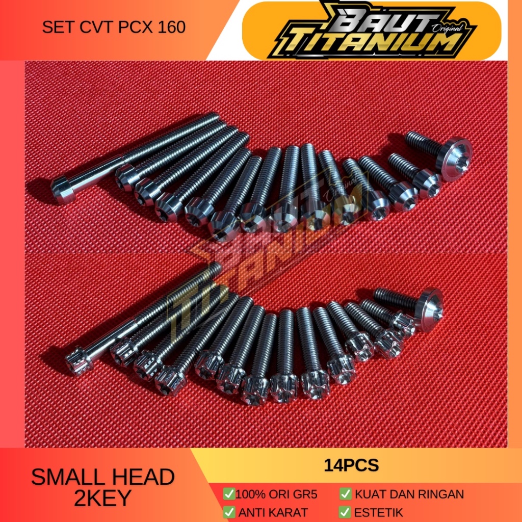 Baut Titanium  Set CVT PCX 160