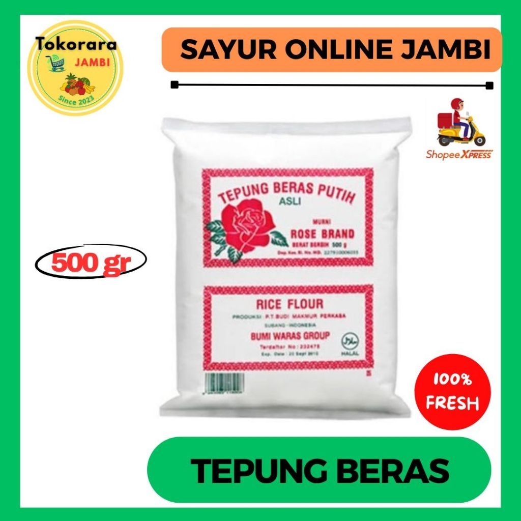 

Tepung Beras Rose Brand 500gr-tokorara.jambi