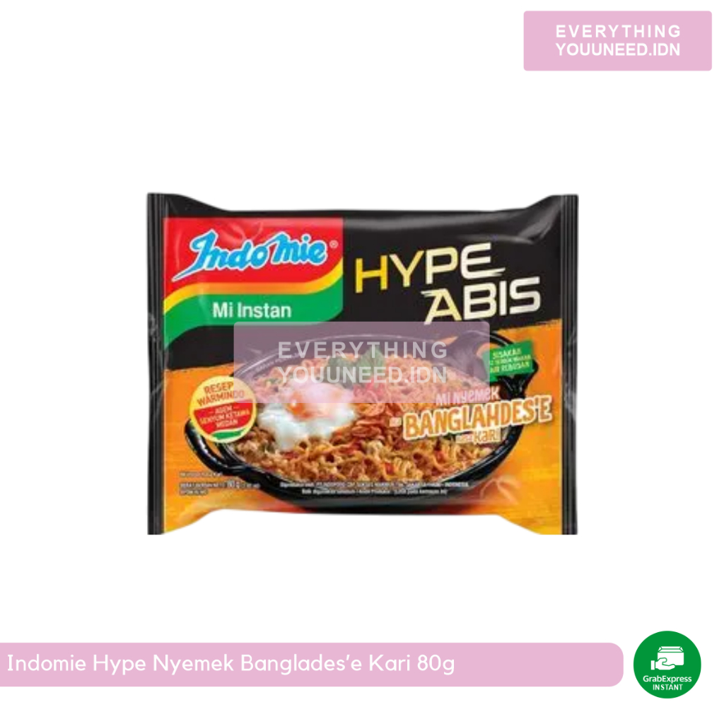 

Indomie Hype Nyemek Banglades’e Kari 80g