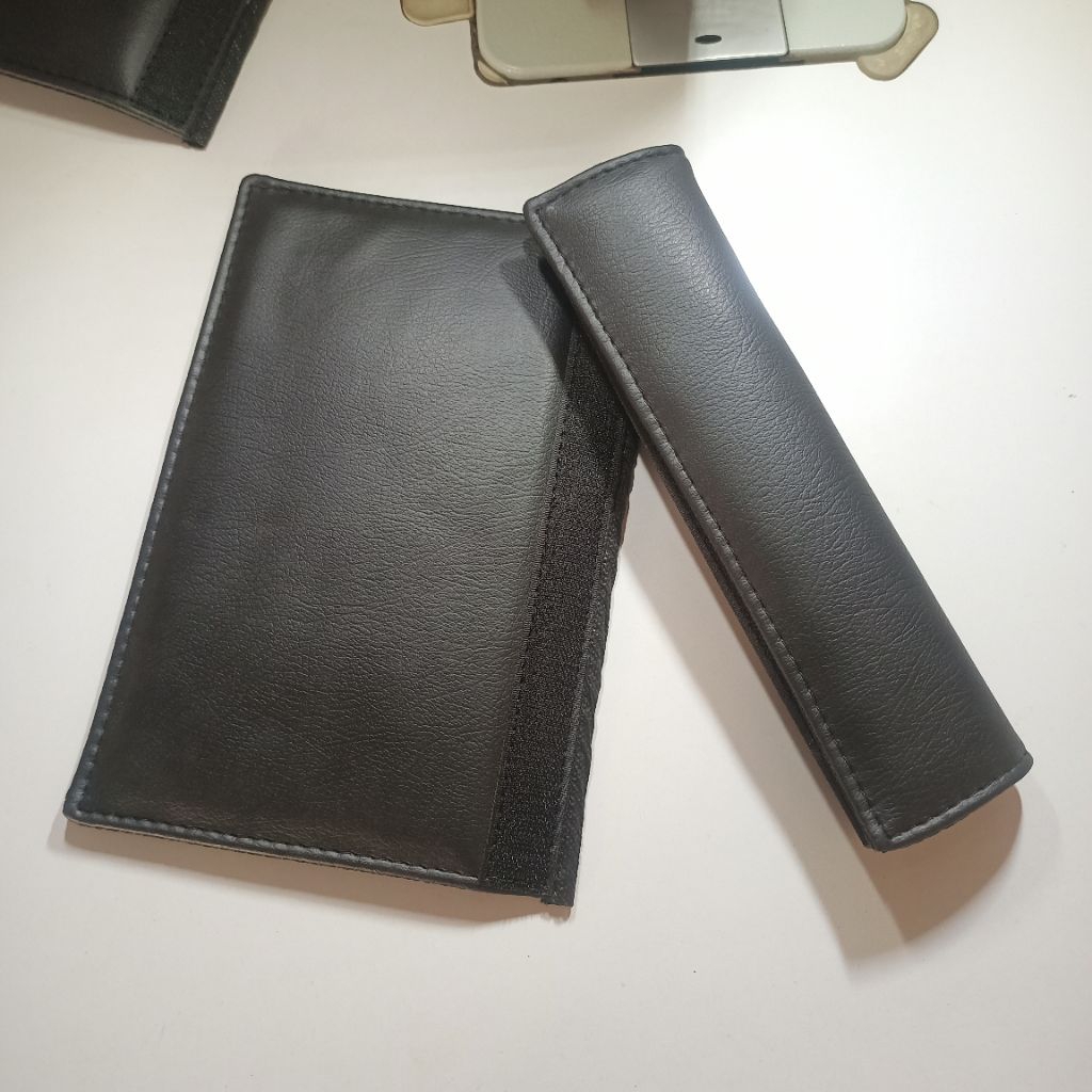 Cover Seat Belt Carviero Vitz Leather 2pcs Motif Jeruk 0,83mm