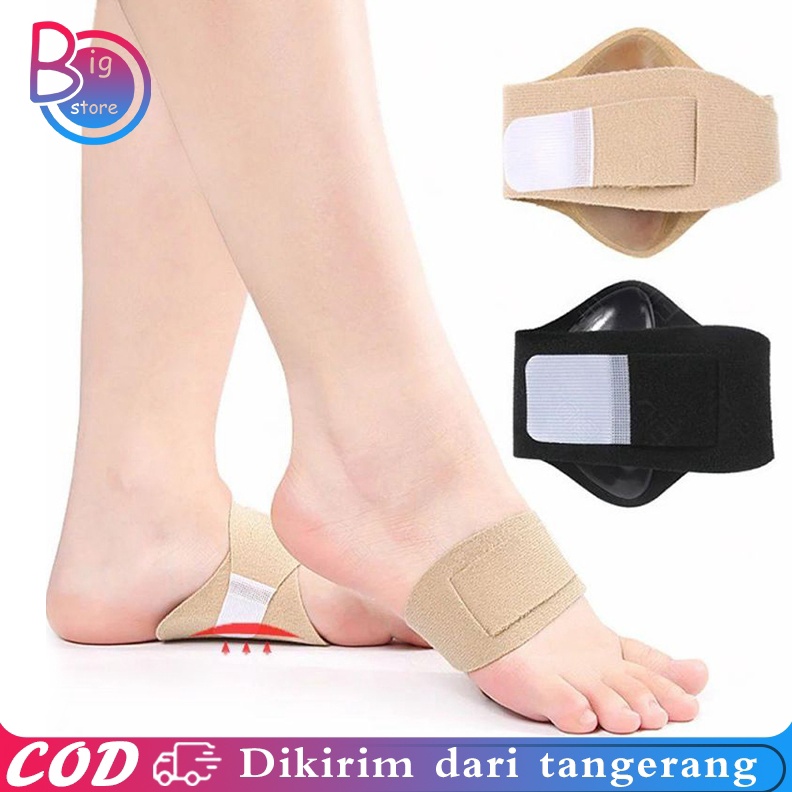 KODE B85P 2pcsSet Arch Support Flat Foot Corrector Silikon Flat Foot Insole Universal Alas Sepatu Ka