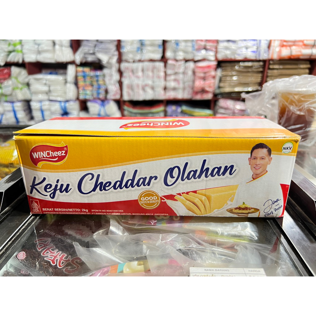 

Keju WINCHEES 2kg / keju cheddar olahan / keju parut