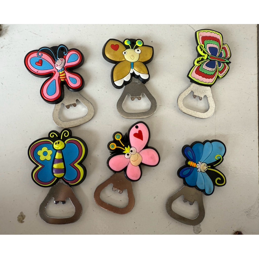 Magnet kulkas kecil - Magnet kulkas kupu kupu - Magnet kulkas pembuka tutup botol - Magnet hiasan ku