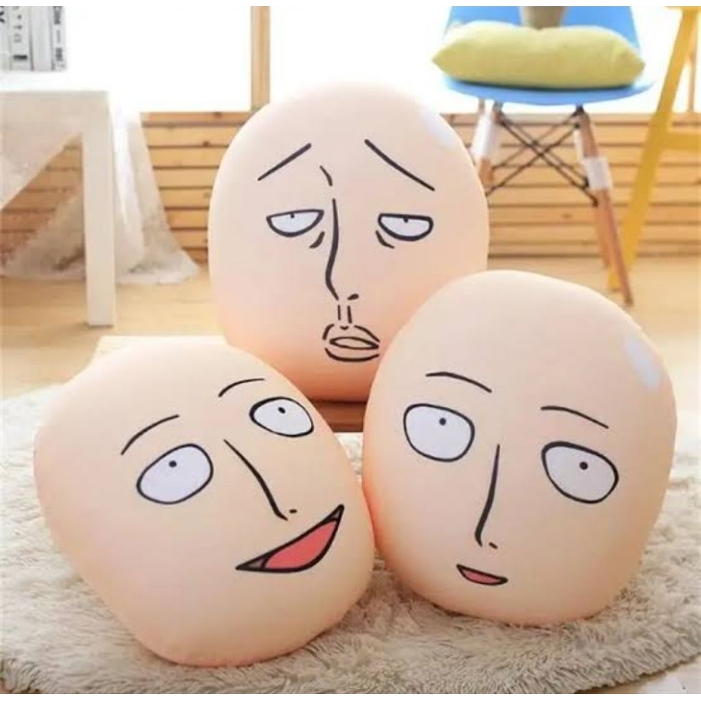 Mainan ONE PUNCH MAN, Boneka Lembut, Bantal PUNCH-MAN, Bantal Lucu, Anime Jepang, Bantal Perifer