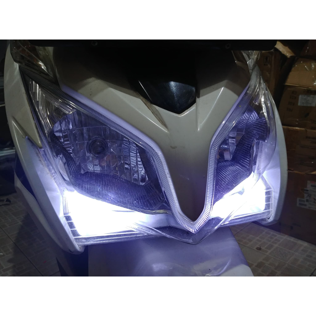 LAMPU SENJA LED LAMPU SEN LED VARIO 125 OLD NMAX AEROX CRYSTAL PUTIH TERANG 2PC SET
