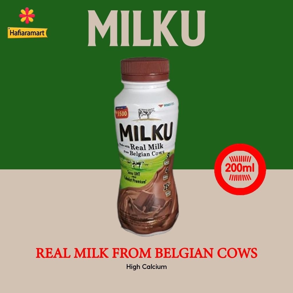 

Milku Susu Cokelat UHT 200ml Sehat