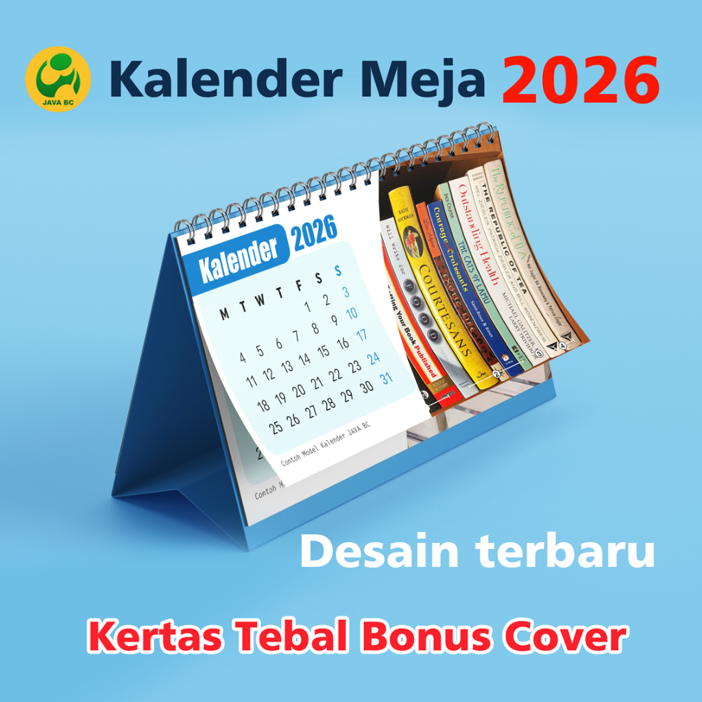 

Cetak Kalender Meja | Kalender Duduk Ukuran 15x21cm (Potrait atau Landscape) bonus 1 lembar Cover