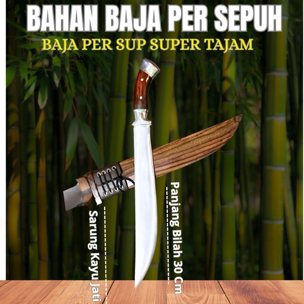 Golok Super Tajam | Bahan Baja Per Sepuh > Golok Multifungsi