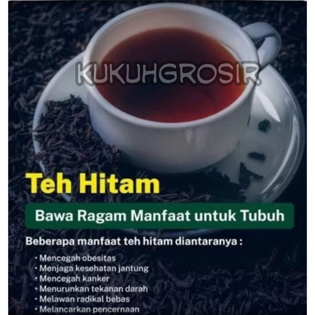 

Teh SuperTeh hitam murah Black tea organik neto1kg Teh Hitam CTC BP1 Kiloan | Indonesia Black Tea