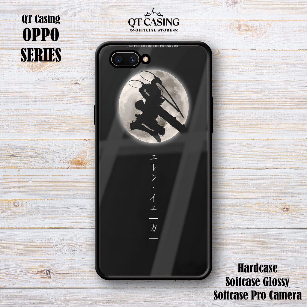 Case For Oppo A3S A5 Realme C1 – Casing HP Oppo A3S A5 Realme C1 Anime AOT – Softcase Pro Camera