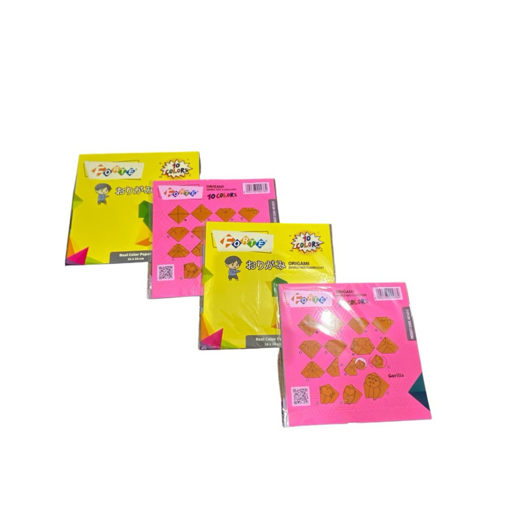 

kertas origami warna warni merek Forte