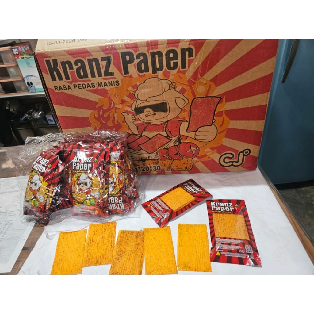 

Cemilan Pedas Kranz Paper isi 30 pcs