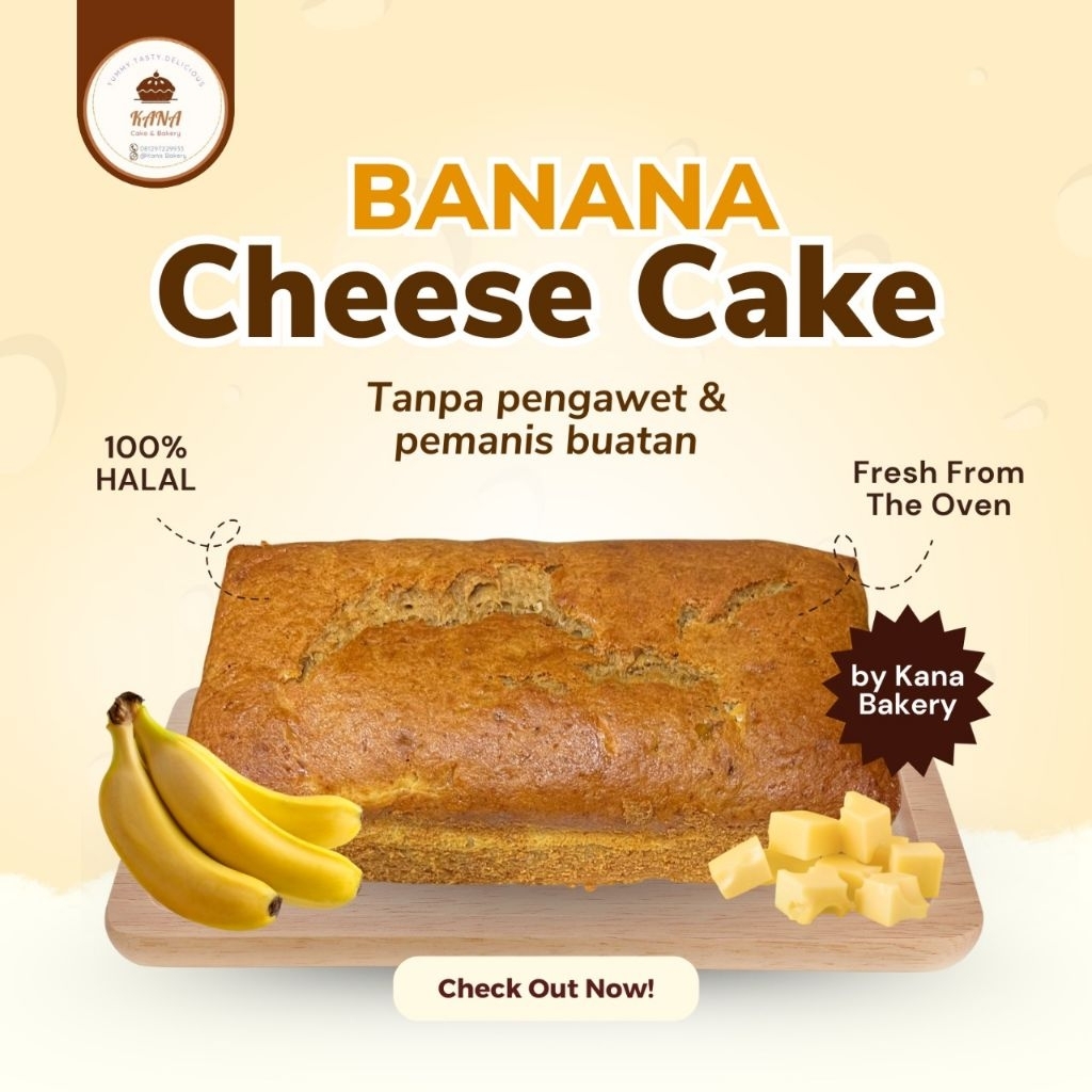 

Cake Banana Chesee Cake By Kana Bakery