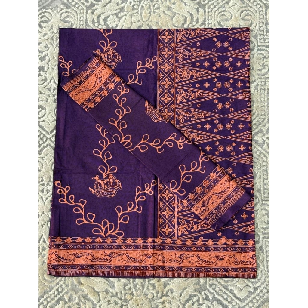 [ARbatik] Batik Jambi - Set kain + selendang katun halus 011