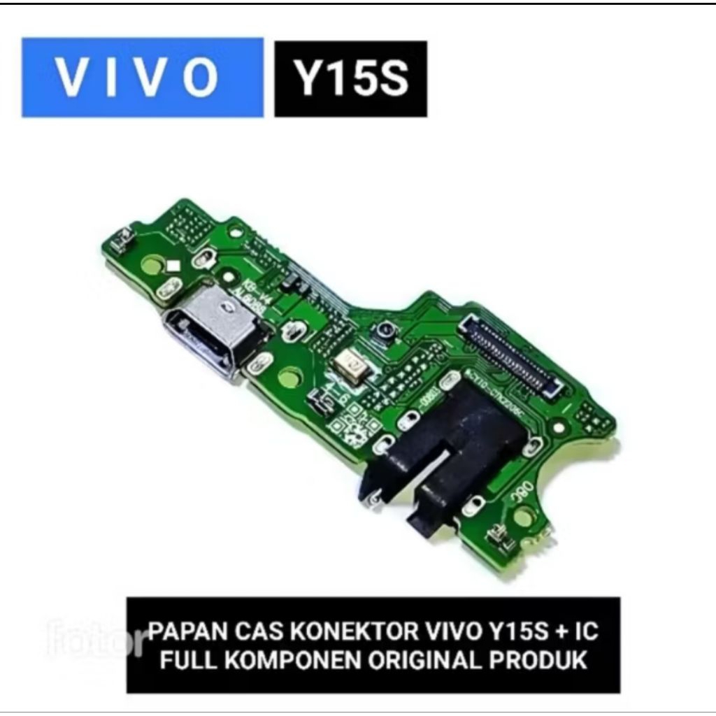 papan cas konektor cas vivo y15 / vivo y15 s original board cas pengganti
