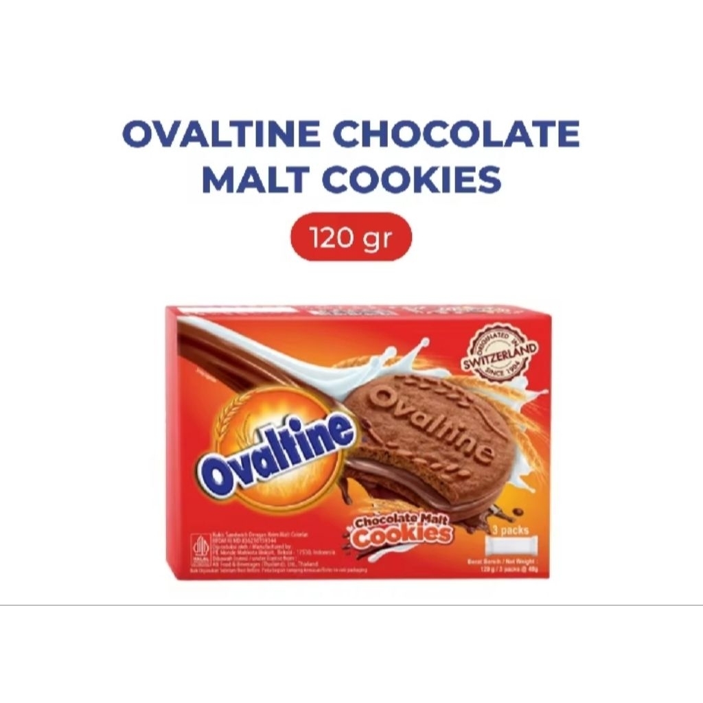 

Ovaltine Chocolate Malt Cookies 120gr