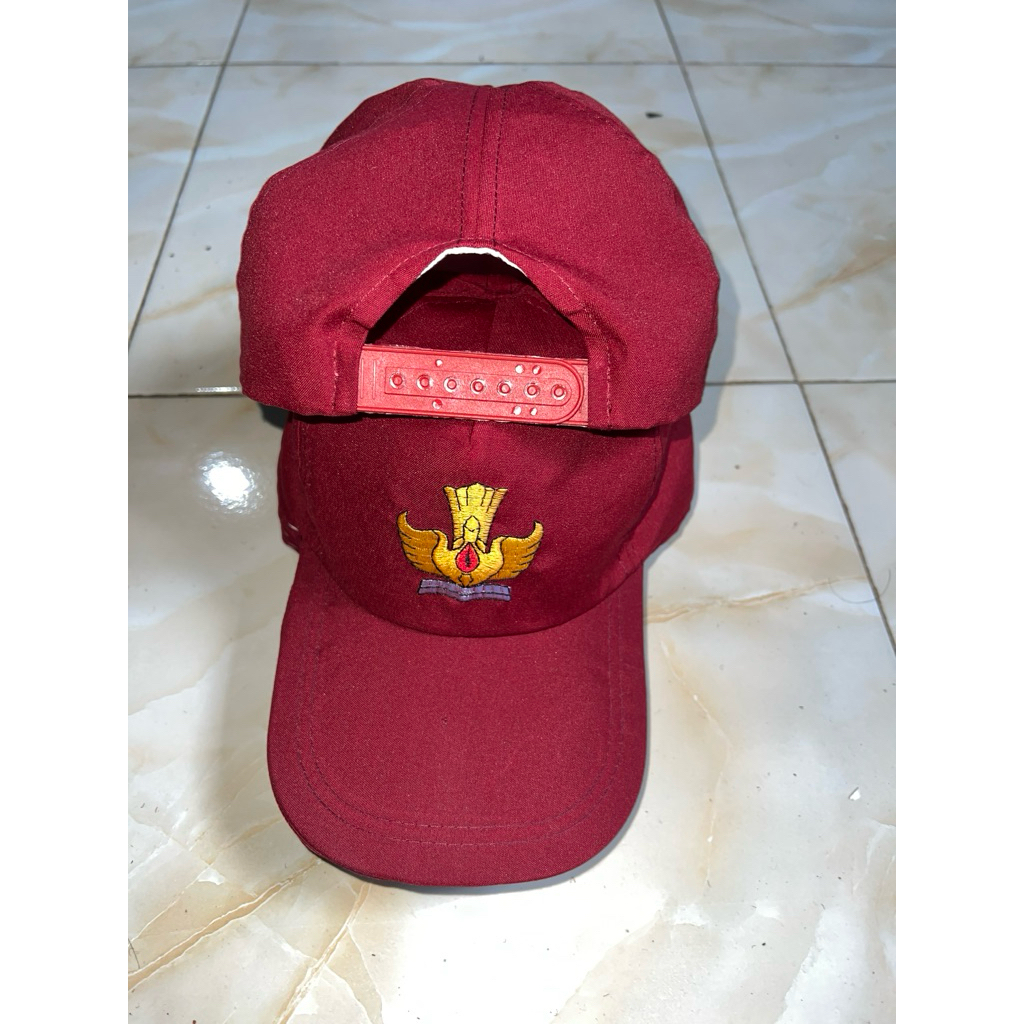 GROSIR TOPI SD SMP SMA PRAMUKA BODRIL BELAKANG GESPER CEKREK