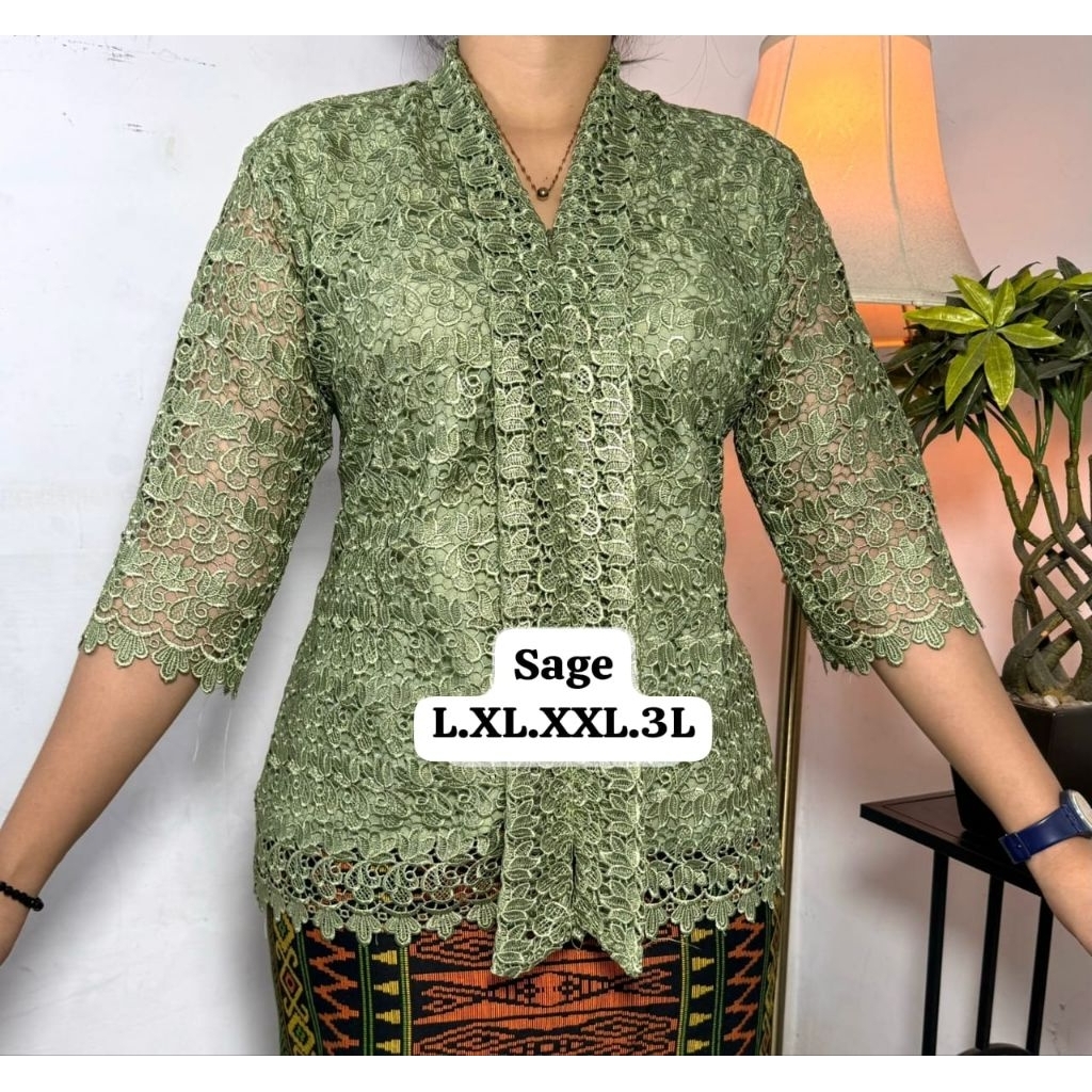 Blus hoki/Blus kartini/Baju cantik/brokat hoki