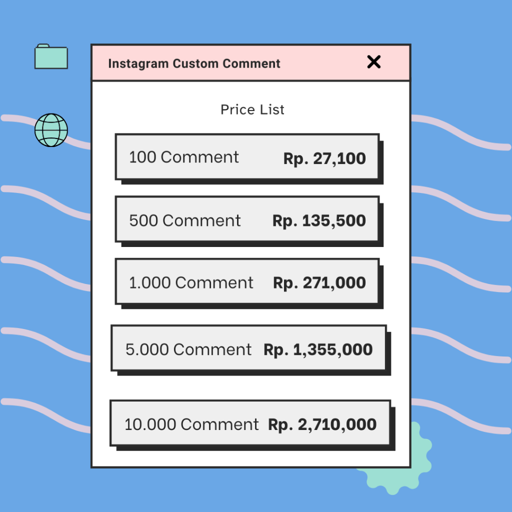 Instagram Custom Comment IG | Komentar Custom Instagram IG | Komentar IG Sesuai Permintaan | Komenta