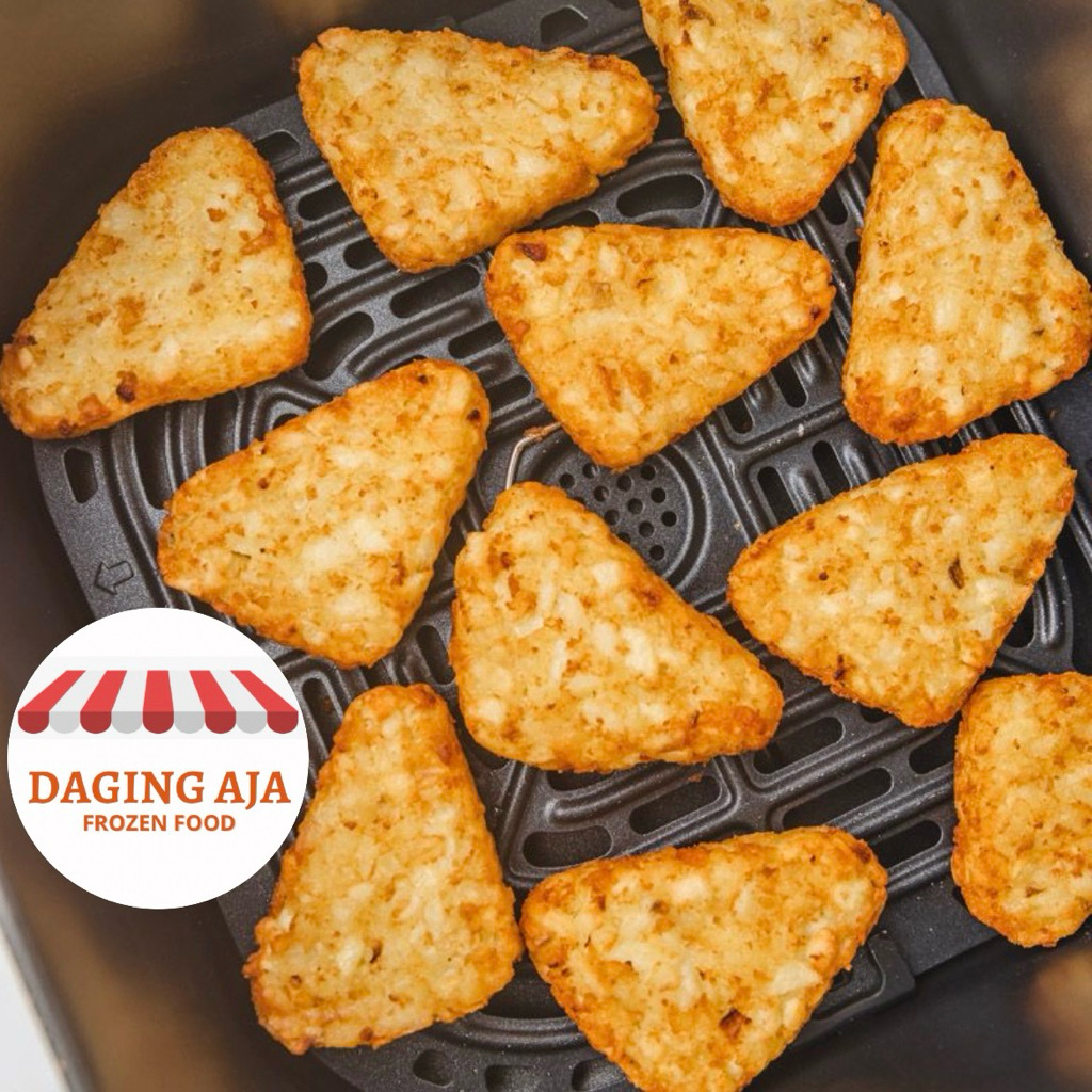 

Triangle Potato Hashbrown Frozen Import (1kg & 2kg per pack)