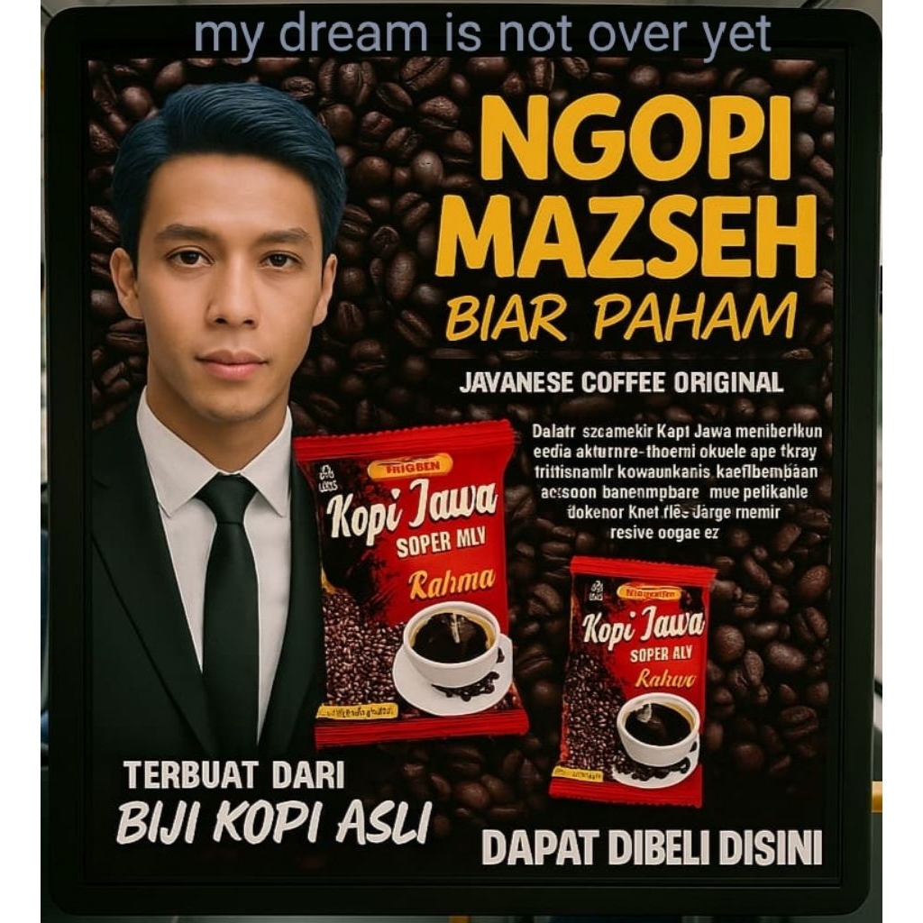 

kopi plus gula kemasan 23grm sahcet kopi Jawa