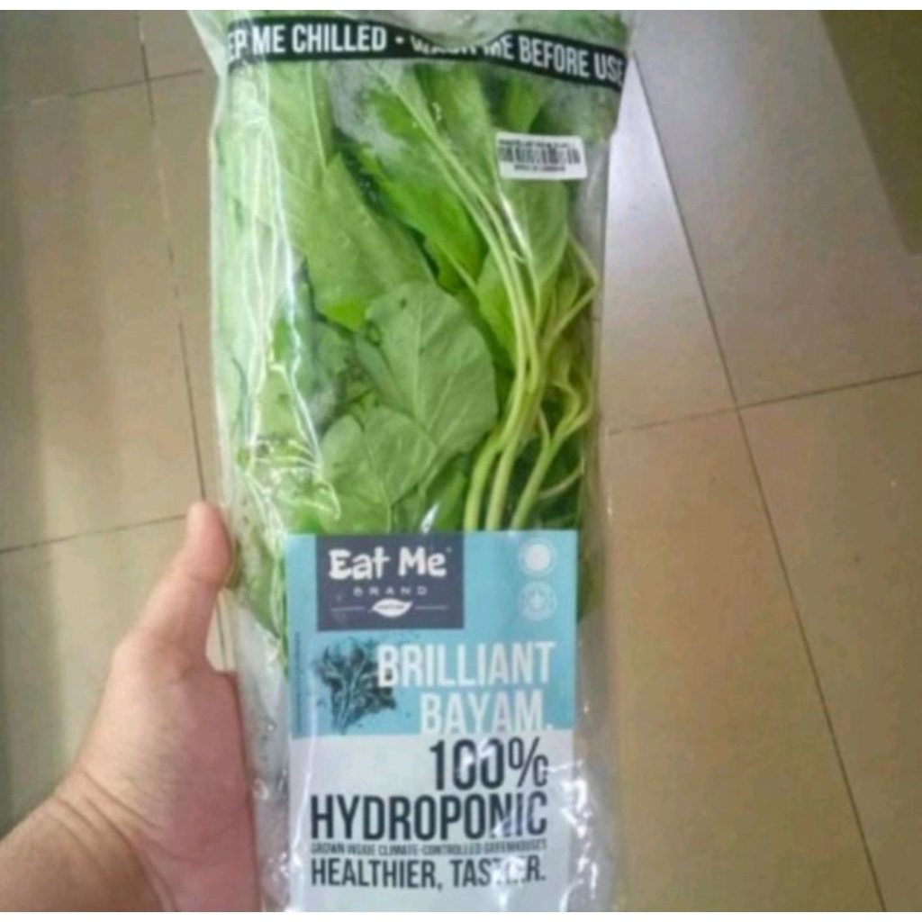 

Eet Me Brand - Sayur Bayam Hijau 100% Hidroponik pack