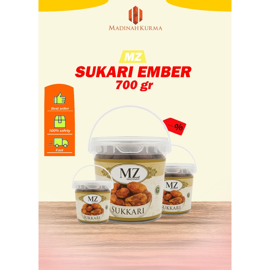 

Kurma Sukari Ember Premium/Sukari Ember 700gr/Kurma Ember Murah