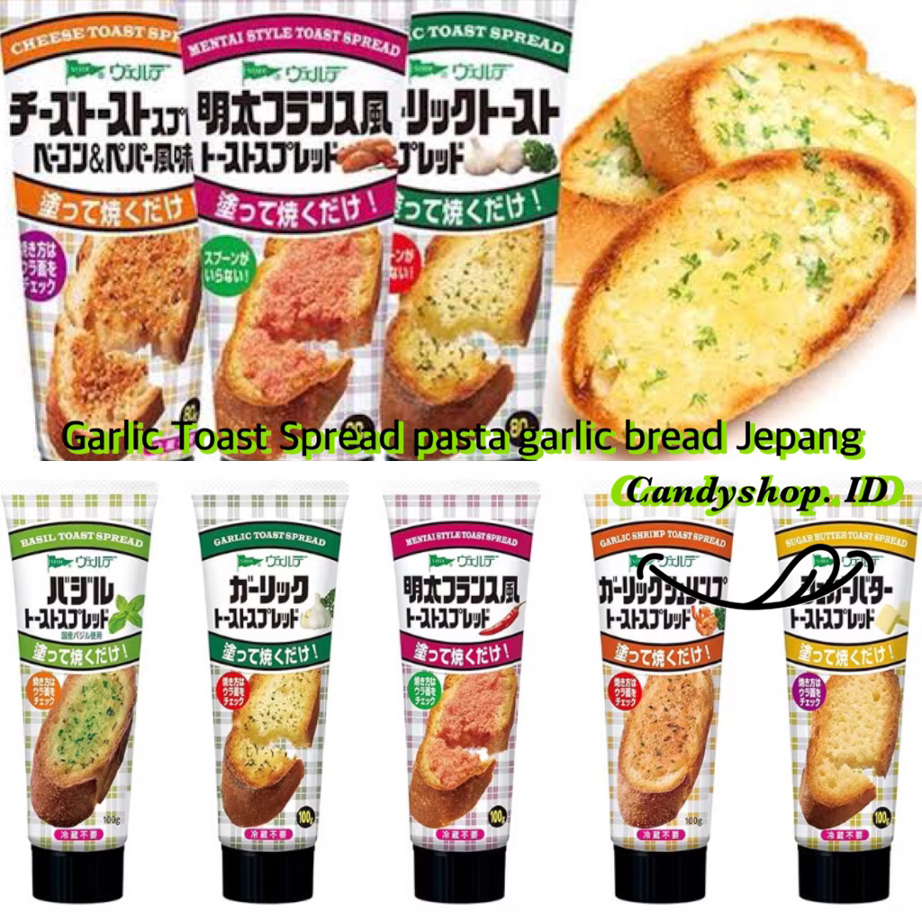 

GARLIC TOAST SPREAD PASTA GARLIC BREAd JEPANG