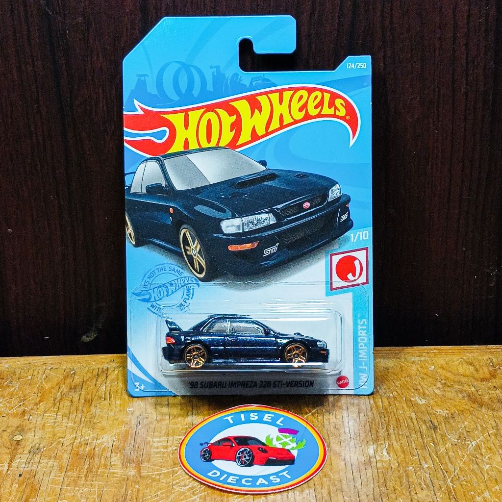 Hot Wheels Subaru Impreza 22B Hitam