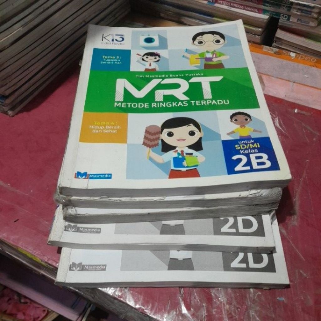 BUKU MRT/ METODE RINGKAS TERPADU UNTUK SD/MI  2A,2B,2D KELAS 2/II KURIKULUM K13 REVISI PENERBIT MASM