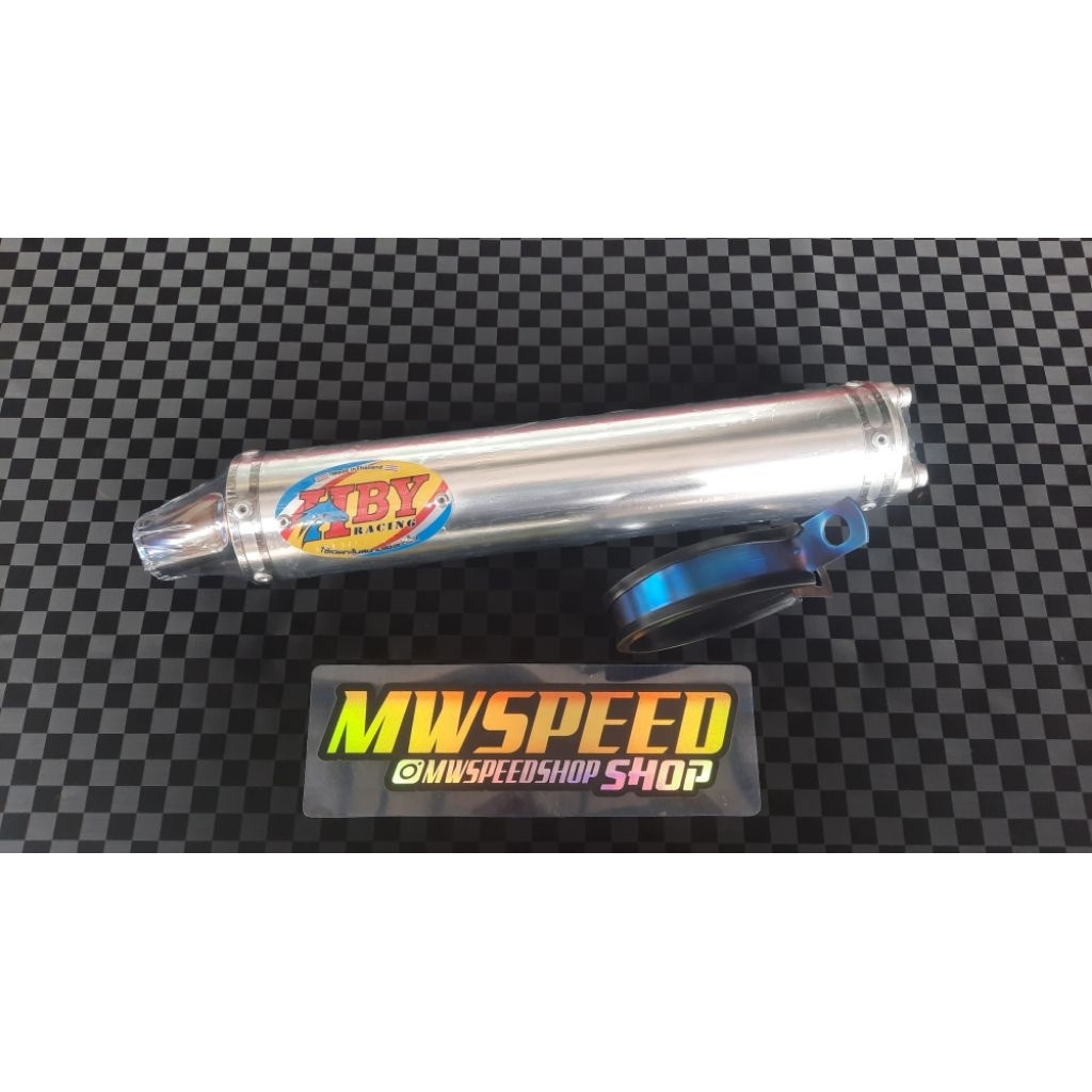 silincer hby almu titanium / kenalpot silincer 2tak hby