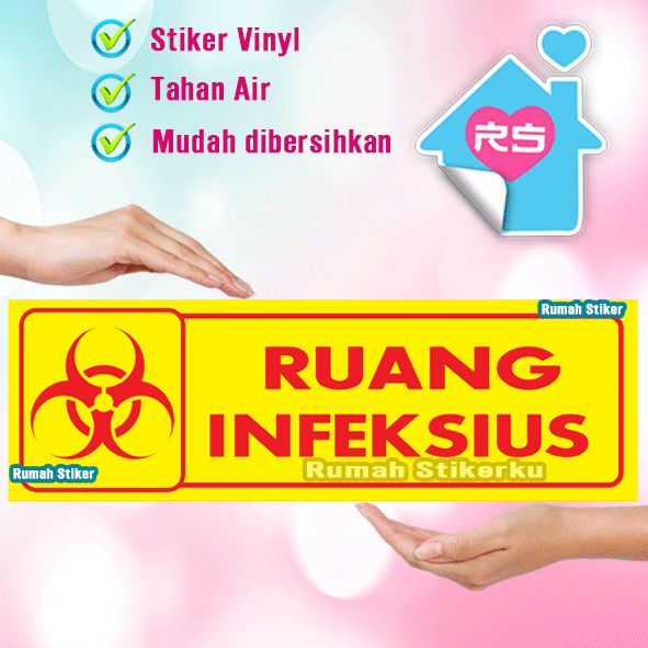 

Stiker Ruang Infeksius - rumah sakit - klinik - poli - praktek dokter