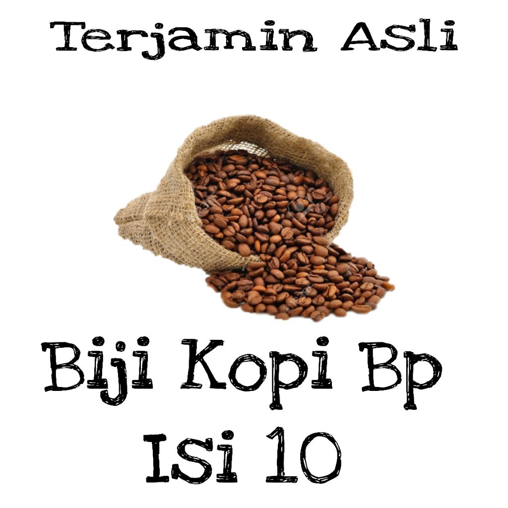 

Biji Kopi Hitam Jenis Bp