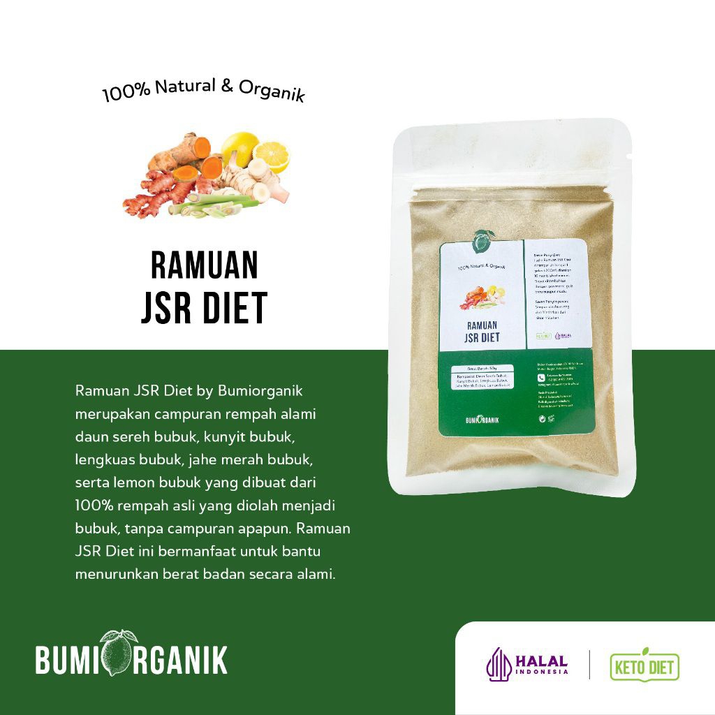

JSR BUMI ORGANIK UNTUK DIET, GLOWING, KEBAS KESEMUTAN / RIMPANG SEDUH / RAMUAN JSR / REMPAH JSR / JSR ULTIMATE / JAMU KERING / JSR PELANGING / JSR STORE ID /JSR STORE OFFICIAL/ JSR ZAIDUL AKBAR / DIET / JSR ZAIDUL AKBAR OFFICIAL / HAYDAN OFFICIAL STORE