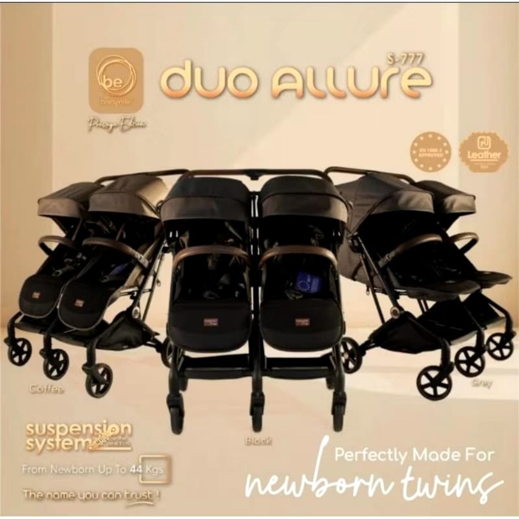 Stroller Babyelle Twin Duo Allure S-777 Prestige Edition / Strollet Kembar Babyelle / Kereta Bayi Ne