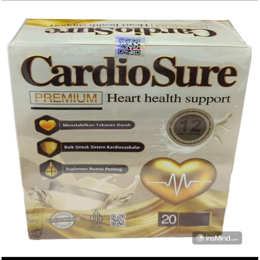 

READY CARDIOSURE ASLI ORIGINAL MILK SUSU OBAT HIPERTENSI JANTUNG STRUKE KOLESTROL ASAM URAT