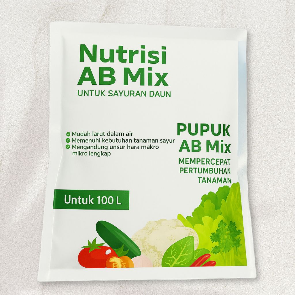 Nutrisi AB Mix Hidroponik / Pupuk Hidroponik - Terravin