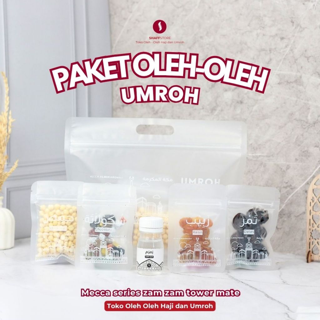 

UMROH GIFT SERIES Paket oleh oleh haji dan umroh Mecca Series Zam Zam Tower MATE