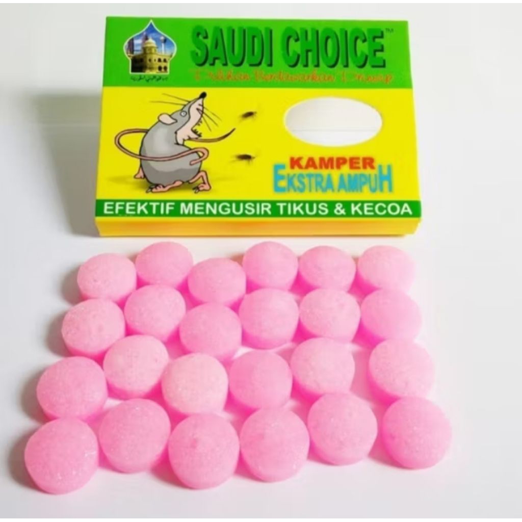 Saudi Choice Kamper Anti Tikus/Kamper Pengusir Tikus/Kamper Usir Tikus Ampuh