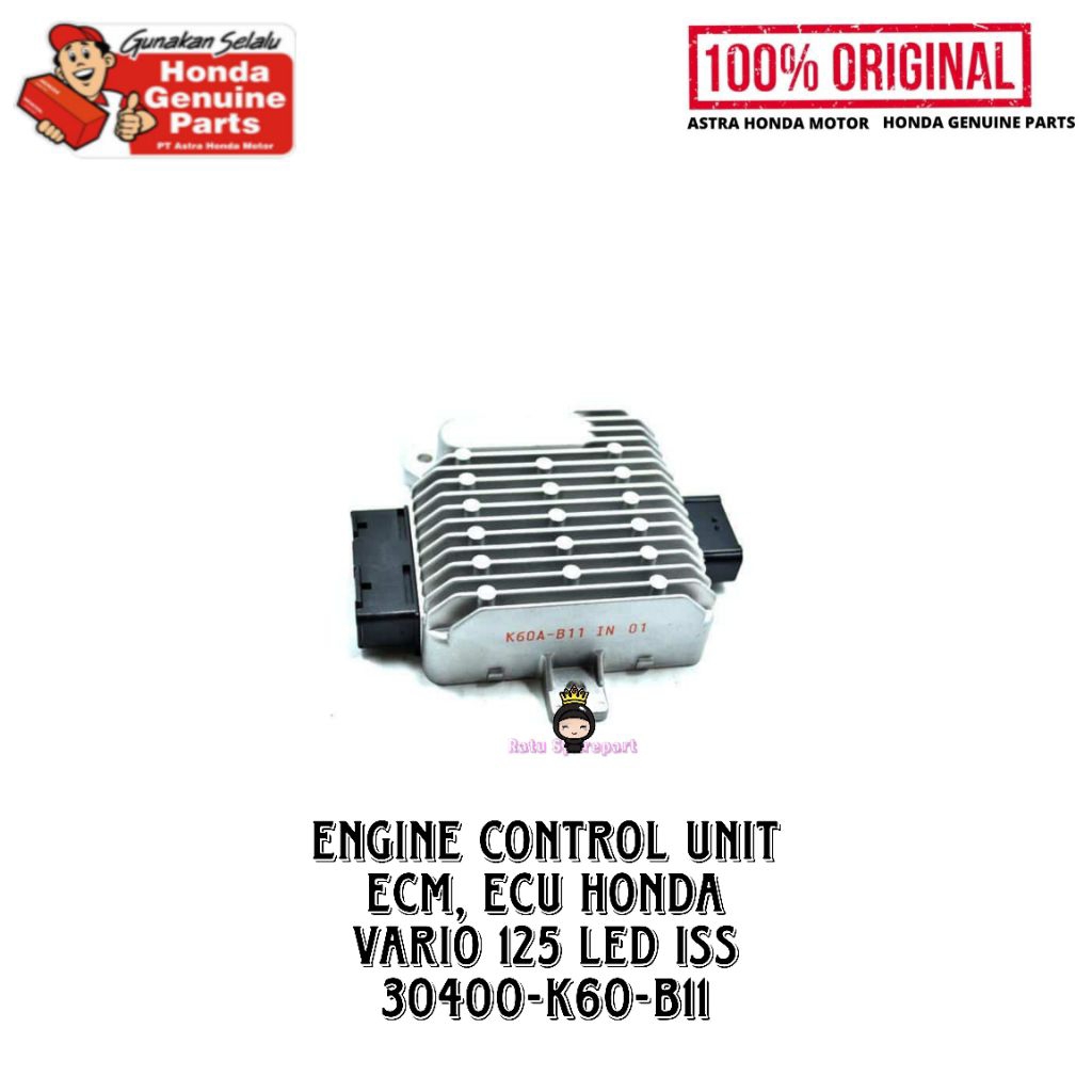 Engine Control Unit Vario 125 Led ISS Original - 30400K60B11 - Engine Control Unit Vario 160 K60 ISS